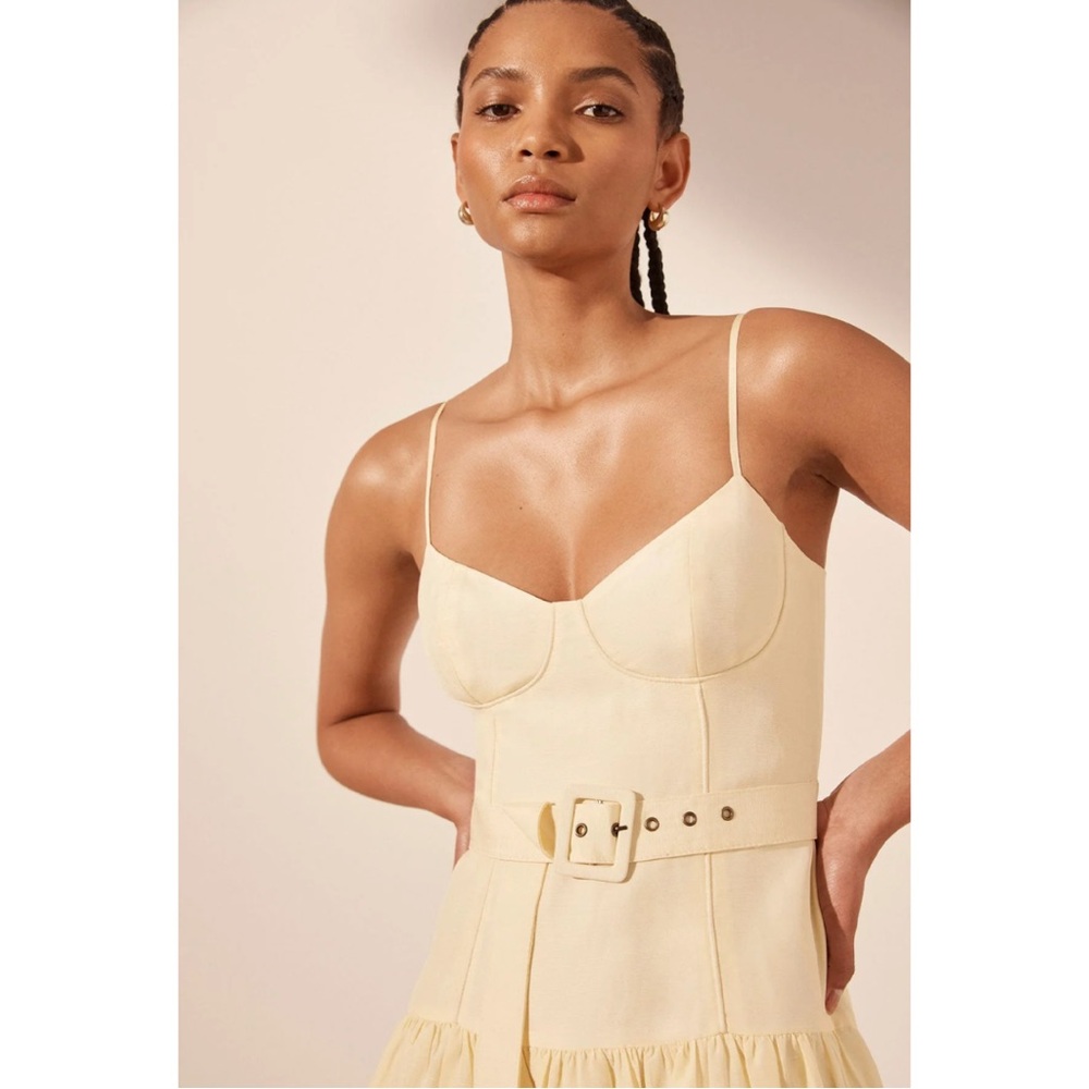 Shona Joy Limon Panelled Bustier Maxi Dress - US 4 *BNWT* - Picture 4 of 13
